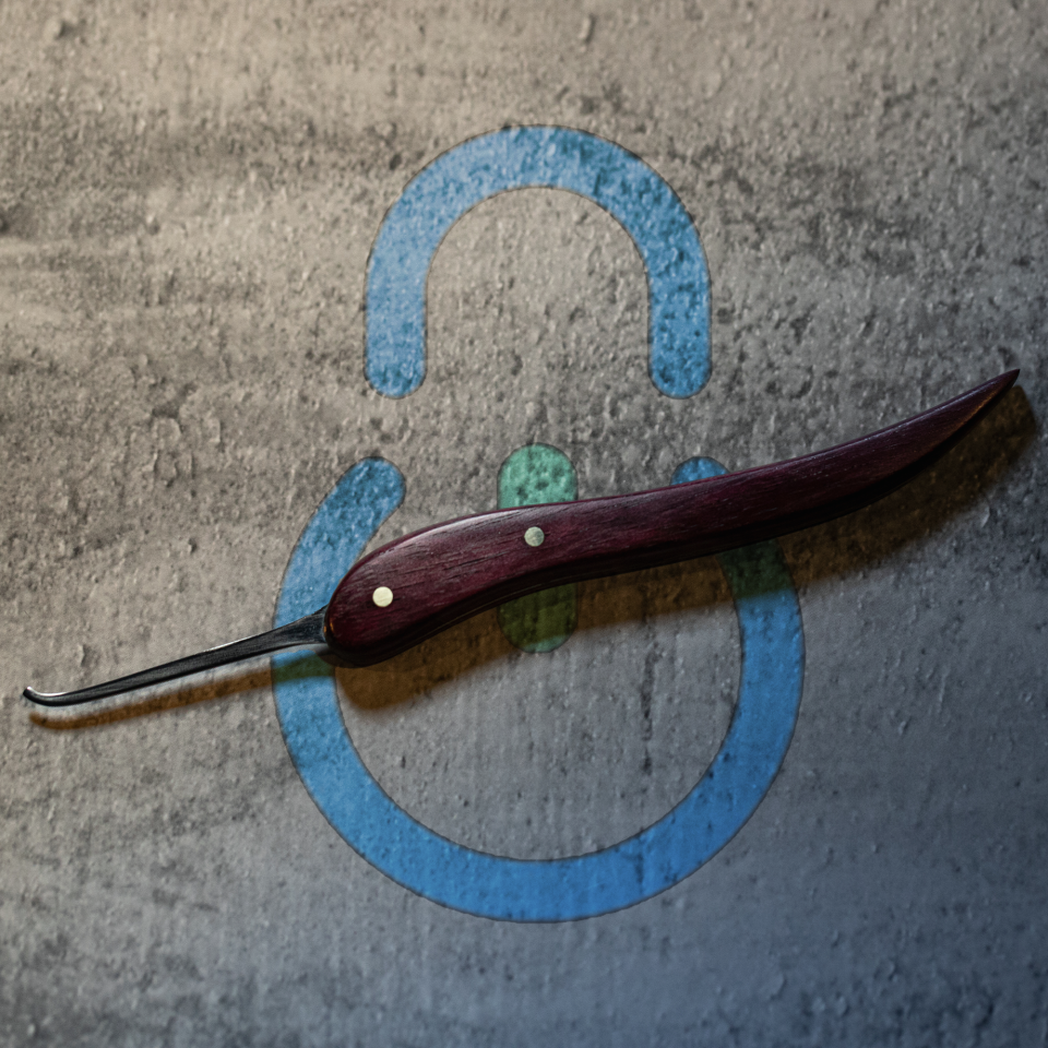 Premium Elite LockPickingDev Short Hook Custom Lock Pick